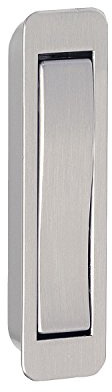 Sun Chain Kleiderhaken klappbar Votan, Höhe 80mm - Wandhaken zum Einlassen - Klapphaken, Zinkdruckguss Edelstahl Effekt