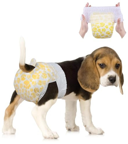 Dono Hundewindeln und Katzenwindeln - 48 Stück, Windeln für Hündinnen, zum Anziehen, geeignet für Inkontinenz, Training, Reisen