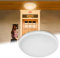 SUBTLETY LED Deckenleuchte 15W Lampe mit Radar Bewegungsmelder Innen IP44 Deckenlampe Motion Sensor 1920LM Warmweiß Leuchte Decken Licht für Balkon Flur Garage Treppe Gang, φ22x6cm