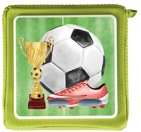 MeinBaby123® Toniebox Schutzfolie Fussball | Toniebix Zubehör | Toniebox Aufkleber passgenau & selbstklebend | Toniebox Sticker | Geschenke für Jungs zum Geburtstag (Fussball V2)