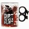 Boxer Gifts Lustige Fahrradgeschenke für Männer – Neuheit Mountainbike-Tasse – Dirt Never Hurt – Biking Wichtelgeschenk für Ihn
