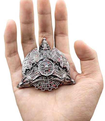 7 in 1 Fidget Spinner Würfel Set für DND, Neuheit Wing Dragon Metal Roulette D&D Würfel mit Geschenkbox, Dungeons und Drachen RPG Rollenspiel Würfel Bloody