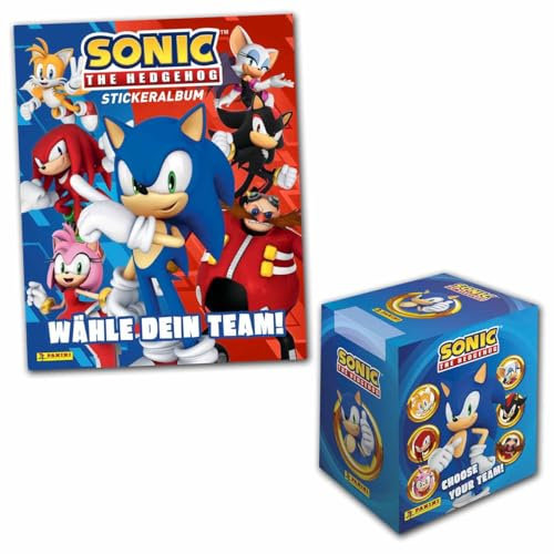 Panini Sonic the Hedgehog - Wähle dein Team Sticker (Box-Bundle)