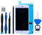 for iPhone 7 Plus Screen Replacement Kit, 5.5 LCD Display 3D Touch Digitizer Assembly with Frame Adhesive and Repair Tools, Model A1661/A1784/A1785/A1786 (White)