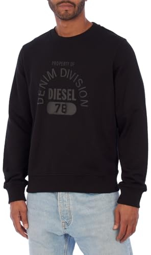 Diesel Sweatshirt mit Rundhalsausschnitt, für Herren, A12242-2RIAJH, Herren-Sweatshirt, kalte Kleidung