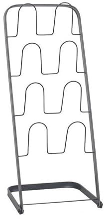 Schuhschrank 4-stufiges Schuhregal, stehender Schuh-Aufbewahrungsorganisator, Metall-Hausschuhe-Regal, platzsparendes Schuh-Aufbewahrungsregal for Eingangsbereich, Wohnzimmer, Badezimmer Schuhregal(Sc