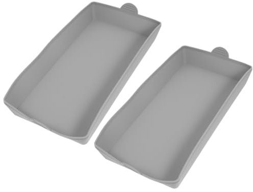 ABOOFAN 2pcs Silicone Bread Baking Pan Divider Tray Bake Non-Stick Surface for Home Commercial Cooking