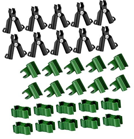 POPETPOP 1 Satz Pflanzenverbinder-Clip Unterstützt Rankgitter Für Zimmerpflanzen Käfig Pflanzenstützen Für Den Garten Binden Werkzeug Stöcke Erbse Pflanzenstützpfähle Im Freien Gras Netz Pp