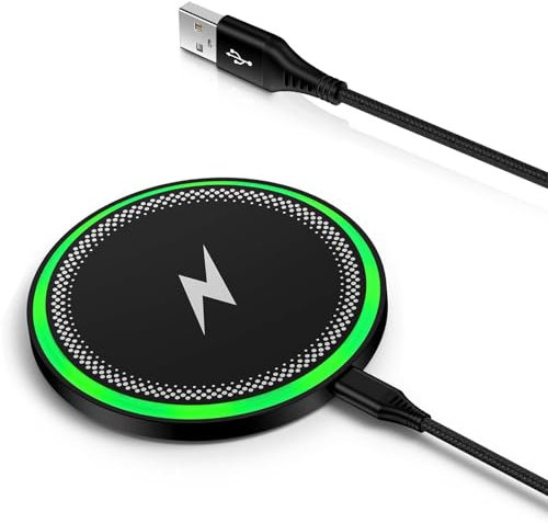 15W Samsung Wireless Charger Fast Charging Pad for Samsung Galaxy S25 Ultra/S24/S23/S22/S21/S20,Google Pixel 9/9Pro/8 Pro/7a/6/5XL, iphone Wireless Phone Charger for iPhone 16/15/14/13/12