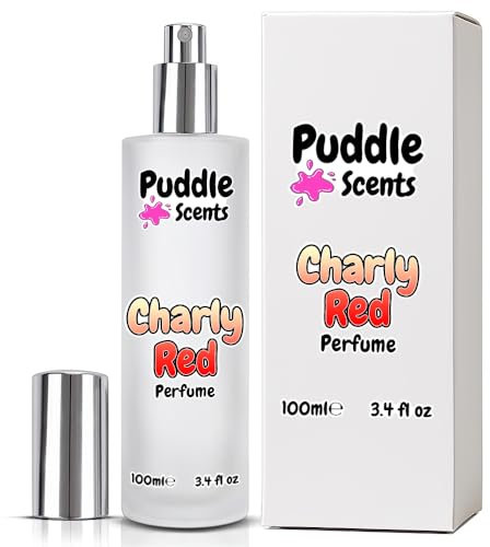 Perfume & Aftershave Sprays - 100ml Parfum in Frosted Glass Bottles - 34 Scents - Branded Gift Box - Vegan Friendly - Puddle of Wax - Made in the UK (Charly Red)