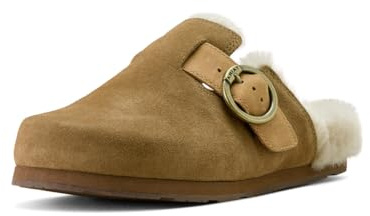 Ariat Women's Country Mule Sherpa, Ranch Brown Suede, 5 UK