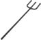 Toyvian Demon Fork Cosplay Prop Devil Costume Pitch Fork for Halloween Parties Lightweight Comfortable Handle for Stage Performance Masquerades Cosplay Events
