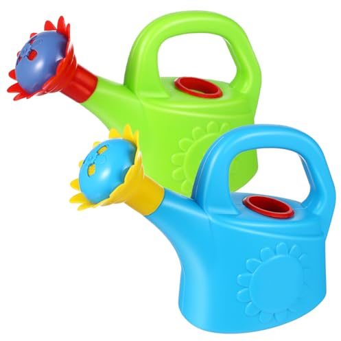 Housoutil Watering Can Bath Toys, Plastic Chicken Jug for Garden Beach Sand Play, Sensory Sprinkler Pouring Pot, Paddling Pool Accessories, Watering Cans Toy (Random Color)
