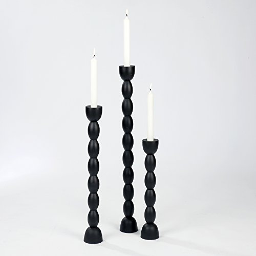 Lambert Brancusi Leuchter Aluminium H63cm schwarz Metallaccesoires, One Size