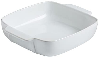 PYREX SIGNATURE Fuente Cuadrada Cerámica Gris 29X24X7Cm