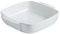 Pyrex 8013109 Signature Plat à Four Carré Blanc en Céramique 22 x 22 cm, Blanc