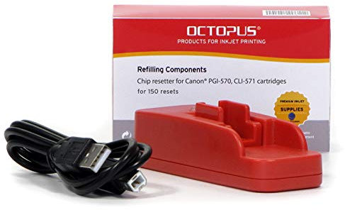 Chipresetter kompatibel für Canon PGI 570, CLI 571 Druckerpatronen (kein OEM) für Pixma MG 5750, MG 5751, MG 5752, MG 6850, MG 6851, MG 6852, MG 7750, MG 7750, MG 7751, MG 7752, MG 7753, TS 5000