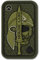 M-Tac 3D PVC Klett-Patch „Molon Labe Ace“ – 108×68 mm Militärischer Gummi-Aufnäher mit 3D-Relief, hochbelastbares PVC, Klettverschluss für Uniform, Rucksack & taktische Ausrüstung, Ranger Green