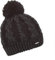 Eisbär Maxim Reflective Bommelmütze Strickmütze Umschlagmütze (One Size - schwarz)