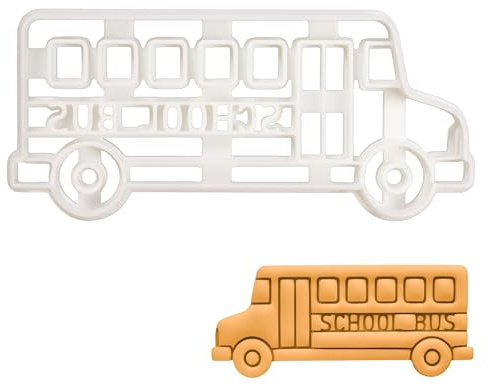 Schulbus Ausstechform, 1 Teil
