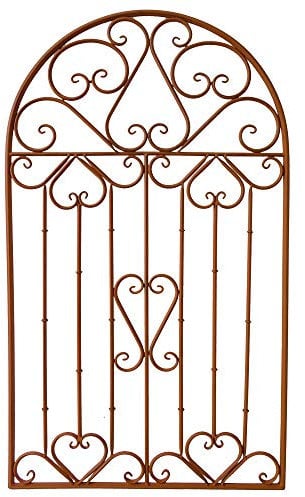 Außen Wand Dekoration Tor Design rost Terrassen Balkon Garten Rank Gitter Hilfe Harms 507262