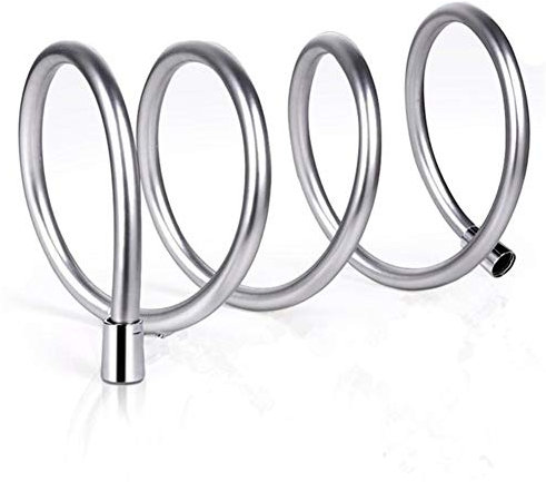 LIANYG Brauseschlauch Handbrause Wasserschlauch Bad Dusche Warmwasserbereiter Badzubehör Gartenschlauch (Color : Silver)