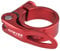 Azarxis Bike Seat Post Clamp Aluminum Alloy Quick Release Bicycle Seatpost Tube Clip 28.6mm 31.8mm 34.9mm for Mountain Bike Road Bike Fixie Gear Track Bike Folding Bike DH MTB BMX (Red - 28.6mm)