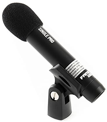 Fame Audio Single Pro Kondensatormikrofon Kleinmembran, Omnidirektionale Kugelcharakteristik, Robustes Metallgehäuse, 30-18000Hz Frequenzbereich, 38dB Empfindlichkeit, 15dB Eigenrauschen, 135dB