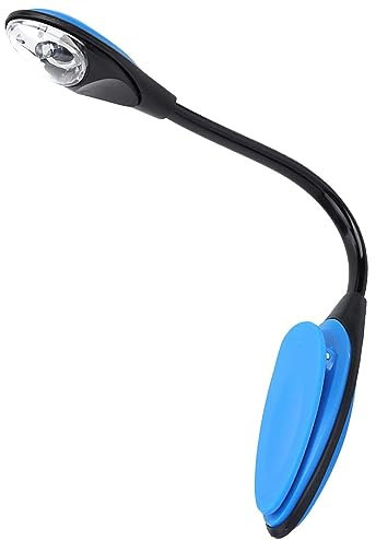 Tomotato Lampe für Notenständer Universal Super Bright LED Notenständer Licht Klavierleuchte Flexible Clip-on Lampe für Piano Buch Notenständer Betrieb per Batterie