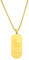 AFSTALR Gold Kette 12 Sternbilder Widder Halskette Herren Tierkreis Kette Dog Tag Anhänger Konstellation Kette