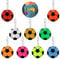 Jinlaili 9 Stück Kinder Reflektor Anhänger, Fußball Reflektoren Kinder, Sicherheits Reflektor Anhänger, Reflektor Anhänger für Schultasche, Rucksack, Kinderwagen, Kleidung, Haustier
