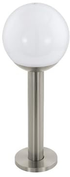 Eglo Sockelleuchte NISIA-Z edelstahl H:52.5cm Ø:20cm dimmbar IP44 mit Connect Z Funktion
