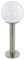 Eglo Sockelleuchte NISIA-Z edelstahl H:52.5cm Ø:20cm dimmbar IP44 mit Connect Z Funktion