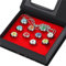 Anime Edelstahl Ringe Set für Männer Kinder und Accessoires Cosplay Fashion Fans, Edelstahl