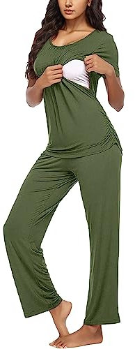 Zshosam Jeggings d'hiver pour femme - Pantalon décontracté - Camouflage - Pantalon de maternité - Confortable - Extensible - Pour femme enceinte - Vêtements d'été - Vêtements de maternité, To01 vert,