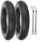 TEmkin 2er-Pack Innenschläuche, 25,4 cm Innenschläuche, Reifen, Elektroroller und Kinderwagen, Innenschlauch, Kinderwagen, Kinderwagen, Kind, Pocket-Bike, Roller, Roller, Rollstuhl, Kinderwagen