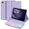 Bettdow for Samsung Galaxy Tab A9+/A9 PLUS 2023 Keyboard Case, UK Layout Detachable Wireless Backlit Keyboard, Case with Pencil Holder for Galaxy Tab A9 PLUS 11 Inch 2023 (SM-X210/X215/X216), Purple