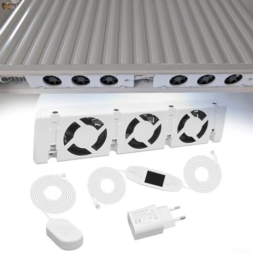 Heizkörper Ventilator, Intelligenter Heizkörperverstärker Erhöhen die Effizienz der Heizung und Sparen Energie -anglebiger Heizverstärker für Unterheizungen & Heizkörper