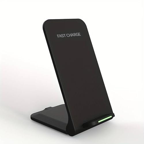 Wireless ChargerStand, 15W Wireless Charger Stand QI Certified, Phone Charging Stand, Compatible with iPhone 15/14/13/12/11, Samsung Galaxy S21/S22/ S23/Google Pixel/LG