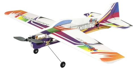 Goolsky Avion radiocommandé RC Aeroplane E08 Shining 980 mm Envergure 980 mm Voltage 3D Avion télécommandé EPP Aile fixe Kit + Power Combo - Kit