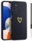 Jeelar ESONG Funda para Xiaomi Redmi Note 8,Carcasa Protectora con Colgar Cuerda/Bonito patrón de corazón de Amor,para niñas/Mujeres,Ultra Fina TPU Suave Silicona Prueba de Golpes Case Negro