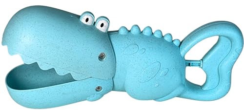 BEST SPORTING Greifer Schaufel Hippo Optik I Sandspielzeug für Kinder ab 3 Jahren I Kinder Handbagger, Greifer Sandspielzeug, Sandbagger I Spaß im Sand, am Strand, im Schnee und im Garten