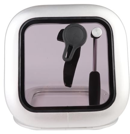 Boat Hatch Window, 211x211mm Grey Square Push Out Porthole Skylight with Stainless Steel Support Rod, Compatible with Yachts and RVs