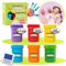 Fingerfarben kinder ungiftig ab 1 jahr ChildGen, Bio Fingermalfarben, Fingerfarben Baby ungiftig Bio, geeignet zum Malen für Kindergarten, Schulen oder Zuhause, Handfarben Kinder, Fingerfarbe -6x 50ml