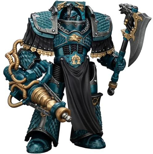 JOYTOY Warhammer 40k Alpha Legion Lernaean Terminator with Conversion Beam Cannon 1/18 Action Figur，Sammeln Und Zeigen Modell
