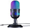 Gaming USB Microphone with Vivid LED Lighting Design for Streaming PC Console Microphone with 70.87 Cord