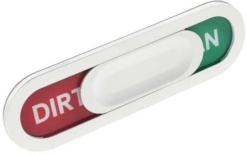 BESTYASH Imán de Cocina para Lavavajillas Señal Sucia Accesorio Práctico de Doble Cara Moderno de Deslizar Usar para Mantener el Cocina
