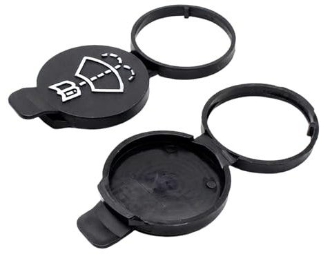 2 Pcs Windshield Wiper Washer Reservoir Fluid Tank Cap, Windscreen Washer Cap, Windshield Wiper Washer Fluid Reservoir Tank Bottle Cap, Fit for Most Car, Universal Vehicle Accessories