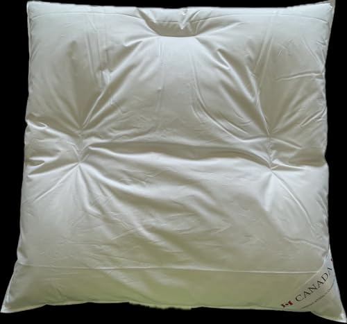 Bach's Betten Welt Mega Preis Canada Bauchschläferkissen Daunen- Federkissen 50/50 Soft Feeling DownPass NOMITE (80x80 cm)