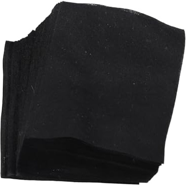 1200 Stück Wattepads für das Gesicht, Einweg-Gesichts-Make-up, kosmetisches Werkzeug für Zuhause, Reisen, Schwarz, 5 x 6 cm, sicheres Material, starke Absorption, sanfte